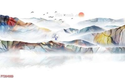 File gốc File in tranh tường 3D FT204089 (thiết kế) cho in ấn