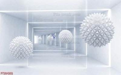 File gốc File in tranh tường 3D FT204202 cho in ấn và thiết kế