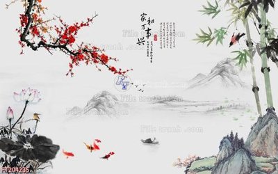 Tải file gốc File in tranh tường 3D FT204235 (in tráng gương) siêu đẹpFile tranh gốc File in tranh tường 3D FT204235 chất lượng cao