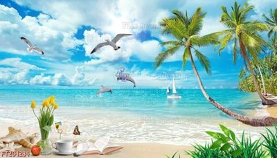 File tranh File in tranh tường 3D FT204284 (bản gốc) treo tường