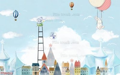 File tranh File in tranh tường 3D FT204312 (bản gốc) treo quán cafe