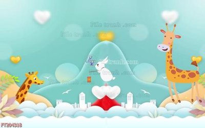 File gốc File in tranh tường 3D FT204318 (PNG) chất lượng cao