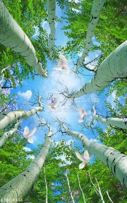 File gốc File in tranh tường 3D FT204354 (thiết kế) độc quyền