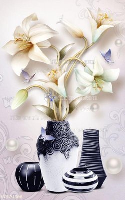 Chi tiết file tranh tráng gương File in tranh tường 3D FT204368 (ảnh gốc)