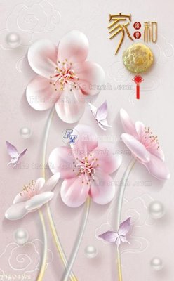 File tranh File in tranh tường 3D FT204372 (file gốc) chuẩn màu in