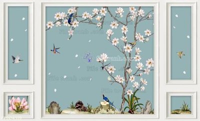 Tải file File in tranh tường 3D FT204378 (gốc) làm file quảng cáo