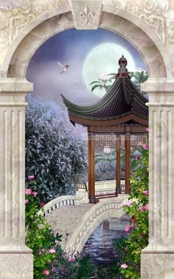 File tranh trang trí File in tranh tường 3D FT204409 (file gốc)