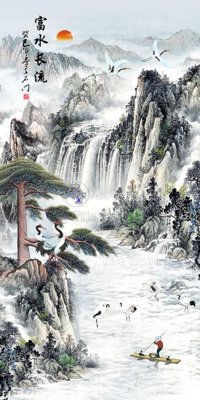 File tranh gốc in trần nhà File in tranh tường 3D FT204413 3D