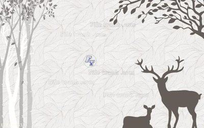 File in trần File in tranh tường 3D FT204533 (file gốc) phong thủy