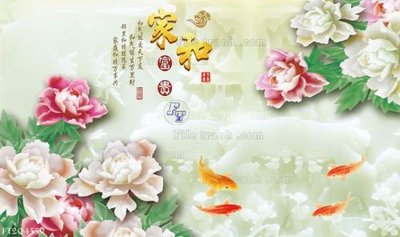 Ảnh gốc file in lụa File in tranh tường 3D FT204559 chi tiết