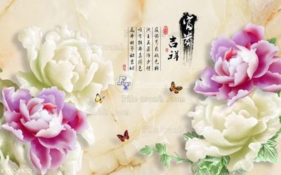 File tranh File in tranh tường 3D FT204570 (ảnh gốc) sắc nét hoàn hảo