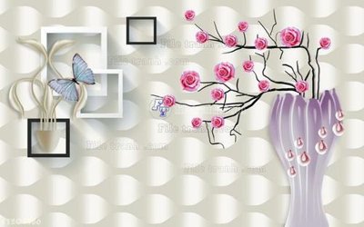 File in lụa File in tranh tường 3D FT204586 (phong cảnh) File in tranh tường 3D FT204586