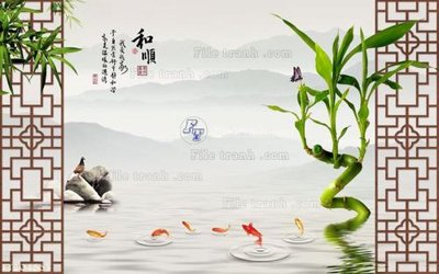 File tranh gốc File in tranh tường 3D FT204663 (bản quyền) Filetranh.com