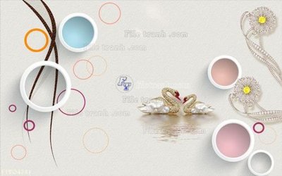 File gốc File in tranh tường 3D FT204741 (in lụa) trang trí tường