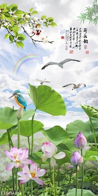 File ảnh File in tranh tường 3D FT204815 (gốc) in PP, decal