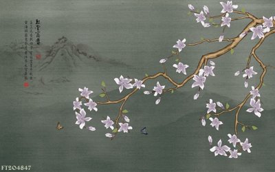 File in mica File in tranh tường 3D FT204847 (bản gốc) làm vách ngăn