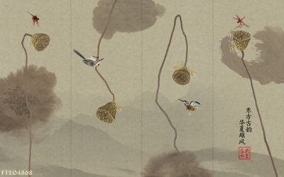 Tải file tranh gốc File in tranh tường 3D FT204868 chất lượng cao