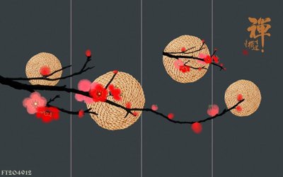 File tranh in trần 3D File in tranh tường 3D FT204912 (ảnh gốc)