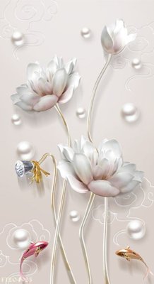 Download file gốc File in tranh tường 3D FT204923 (in lụa) tranh 3D