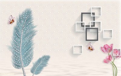 File gốc in mica File in tranh tường 3D FT204946 chất lượng