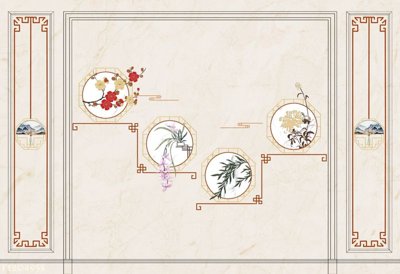 Download file gốc File in tranh tường 3D FT204955 (in lụa) tranh 3D