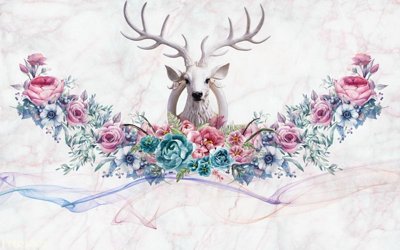 File tranh File in tranh tường 3D FT205002 (bản gốc) in lụa 5D