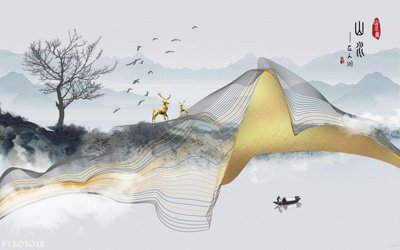 File in mica File in tranh tường 3D FT205018 (ảnh gốc) đẹp