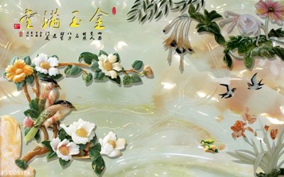 File gốc in tráng gương File in tranh tường 3D FT205114 chi tiết