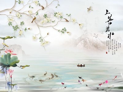 File in ấn chuyên nghiệp File in tranh tường 3D FT205134 (file gốc)