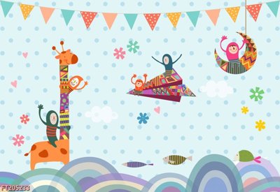 File PSD File in tranh tường 3D FT205233 (gốc) tách lớp chi tiết