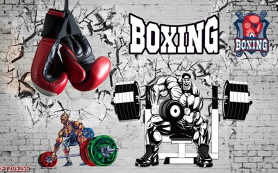 File gốc File in tranh tường 3D FT205255 (cho in ấn) độc quyền