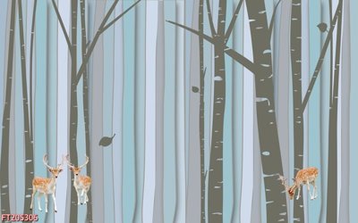 Tải file File in tranh tường 3D FT205306 (gốc) làm file quảng cáo