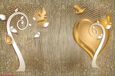 File gốc File in tranh tường 3D FT205349 (trang trí) phòng làm việc