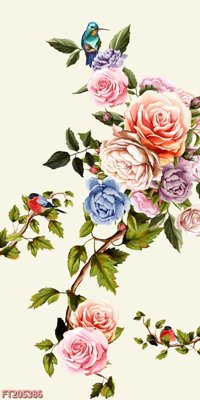 File in mica File in tranh tường 3D FT205386 (bản gốc) sắc sảo