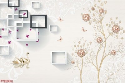 File gốc File in tranh tường 3D FT205401 (in 3D) cho trang trí