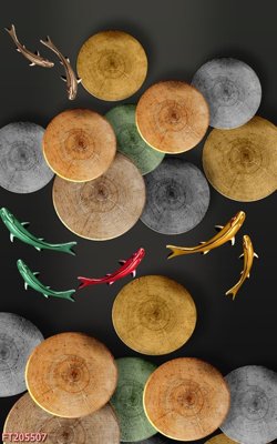 File in ấn cao cấp File in tranh tường 3D FT205507 (file gốc)