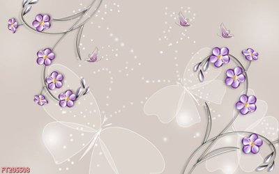 File gốc File in tranh tường 3D FT205508 (in tráng gương) ốp tường