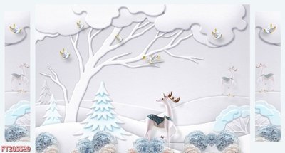 File ảnh File in tranh tường 3D FT205520 (gốc) in quảng cáo ngoài trời