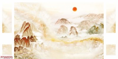 File gốc File in tranh tường 3D FT205572 (in tráng gương) sang trọng