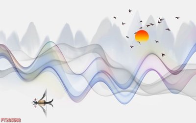 File tranh File in tranh tường 3D FT205582 (bản gốc) in lụa 5D