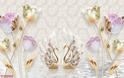 Download file gốc File in tranh tường 3D FT205600 (in mica) trang trí