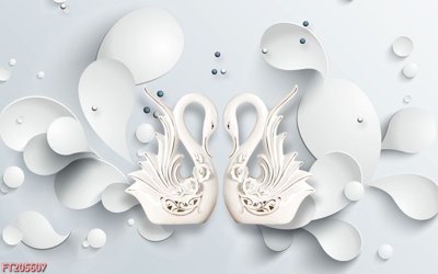 File in lụa File in tranh tường 3D FT205607 (tân cổ điển) File in tranh tường 3D FT205607