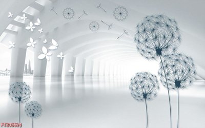 File gốc File in tranh tường 3D FT205624 (in lụa) tranh phong thủy