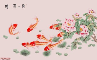 File gốc File in tranh tường 3D FT205670 (ảnh chi tiết) để in trần