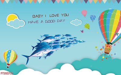 File gốc File in tranh tường 3D FT205713 (in lụa) hoa văn cổ điển