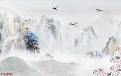 File tranh File in tranh tường 3D FT205761 (gốc) in film