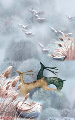 Tải file File in tranh tường 3D FT205775 (gốc) in ấn chất lượng