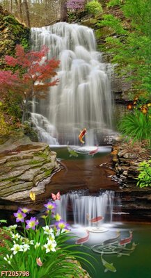 File gốc File in tranh tường 3D FT205798 (in mica) trang trí