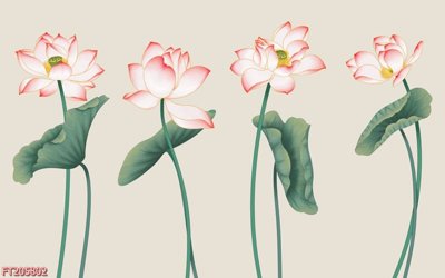 Tải file gốc File in tranh tường 3D FT205802 (in khổ lớn) không mờ