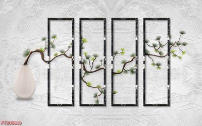 Tải về hình ảnh gốc File in tranh tường 3D FT205819 sắc nét